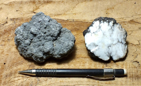 howlite - calcium silicoborate nodule set