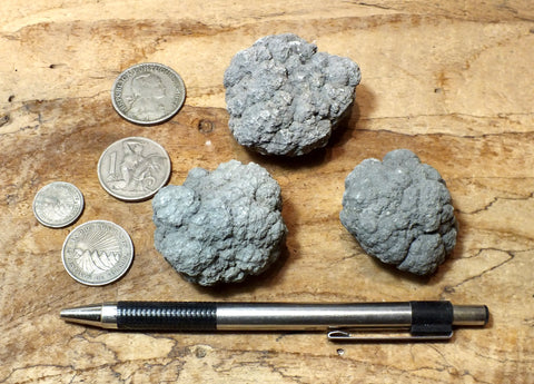howlite - set of typical nodules of calcium silicoborate