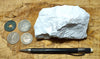 kaolinite - soft white kaolin - teaching hand specimen of the primary constituent of kaolin clay