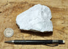 kaolinite - soft white kaolin - teaching hand specimen of the primary constituent of kaolin clay