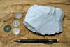 kaolinite - hard vitreous kaolin - hand/display specimen of the primary constituent of kaolin clay