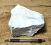 kaolinite - soft white kaolin - large display specimen of the primary constituent of kaolin clay