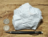 kaolinite - soft white kaolin - large hand/display specimen of the primary constituent of kaolin clay