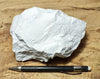 kaolinite - soft white kaolin - large hand/display specimen of the primary constituent of kaolin clay