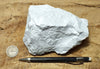 kaolinite - soft white kaolin - large hand/display specimen of the primary constituent of kaolin clay
