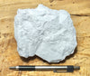 kaolinite - soft white kaolin - display specimen of the primary constituent of kaolin clay