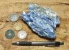 kyanite crystals in quartz -  São José de Safira, Minas Gerais, Brazil - hand/display specimen
