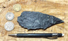 kyanite - black kyanite in a spray of fine crystals, from São José de Safira, Minas Gerais, Brazil - hand specimen