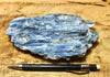 kyanite crystals in quartz -  São José de Safira, Minas Gerais, Brazil - large hand/display specimen