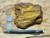 limonite - hand specimen of limonite - hydrated iron oxides -  from the cap of a hydrothermal vein at the Keeler Gold Mine