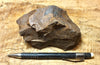 limonite -  teaching hand specimen of  vitreous dark brown limonite from the Whiteside mine