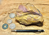 limonite - hand/display specimen of limonite - hydrated iron oxides -  from the cap of a hydrothermal vein at the Keeler Gold Mine