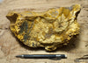 limonite - large display specimen of limonite - hydrated iron oxides - showing conversion to yellow ochre - from the cap of a hydrothermal vein at the Keeler Gold Mine