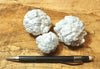magnesite - white vitreous nodular magnesite - set of nodules