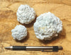 magnesite - white vitreous nodular magnesite - set of nodules