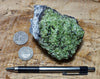 peridotite xenolith in vesicular phonotephrite from the San Carlos Volcanic Field, Arizona - teaching hand specimen