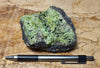 peridotite xenolith in vesicular phonotephrite from the San Carlos Volcanic Field, Arizona - teaching hand specimen