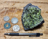 peridotite xenolith in vesicular phonotephrite from the San Carlos Volcanic Field, Arizona - teaching hand/display specimen