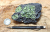 peridotite xenolith in vesicular phonotephrite from the San Carlos Volcanic Field, Arizona - teaching hand/display specimen