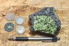 peridotite xenolith in vesicular phonotephrite from the San Carlos Volcanic Field, Arizona - teaching hand/display specimen