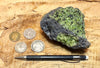 peridotite xenolith in vesicular phonotephrite from the San Carlos Volcanic Field, Arizona - teaching hand/display specimen