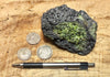 peridotite xenolith in vesicular phonotephrite from the San Carlos Volcanic Field, Arizona - teaching hand/display specimen