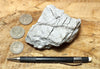 perlite - teaching hand specimen of gray perlite ore - an amorphous hydrated glass