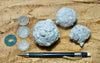 pyroclastic tuff balls - hand specimens of unusual tuff snowballs