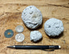 pyroclastic tuff balls - set of unusual tuff snowballs