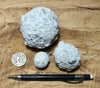 pyroclastic tuff balls - set of unusual tuff snowballs