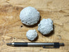 pyroclastic tuff balls - set of unusual tuff snowballs