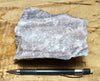 quartzite - maroon and gray-banded Lower Cambrian quartzite - hand/display specimen