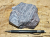 quartzite - maroon and gray-banded Lower Cambrian quartzite - hand/display specimen