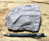 quartzite - maroon and gray-banded Lower Cambrian quartzite - hand/display specimen