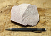 rhyolite porphyry - light pink rhyolite with small phenocrysts - hand specimen