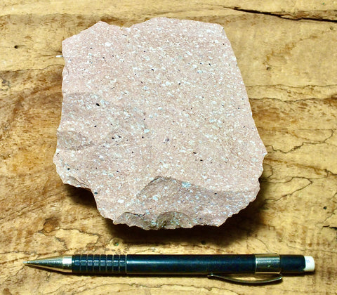 Round Pink Rhyolite rhyolite porphyry - light pink rhyolite with small phenocrysts - hand ...