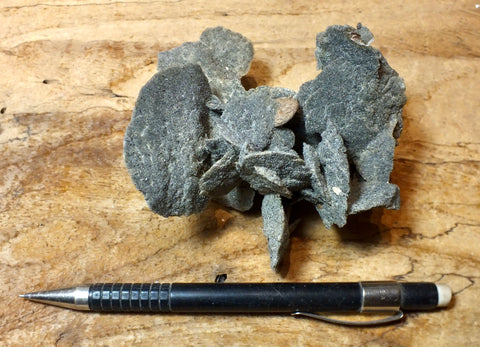 gypsum - unusual sand selenite from a dry lake near Ica, Ica Province, southern Peru - hand specimen