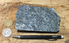 schist -  teaching hand specimen of fine-grained gray mica schist