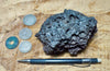 scoria - black basalt scoria from the 2018 lava flow that buried Kapoho, Hawaii - hand specimen