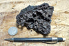 scoria - black basalt scoria from the 2018 lava flow that buried Kapoho, Hawaii - hand specimen