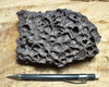 scoria - black basalt scoria from the 2018 lava flow that buried Kapoho, Hawaii - hand/display specimen