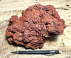 scoria - maroon scoriaceous basalt from a satellite cone on Mauna Loa - display specimen