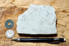 shale - hard tan shale from the Green River Formation, an Eocene lacustrine petroleum source rock - teaching hand specimen