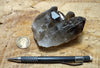 smoky quartz crystal cluster - teaching specimen from Novo Horizonte, Bahia, Brazil