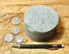 sandstone - medium grained gray - 4" diameter oil well core section from the Stevens Sand