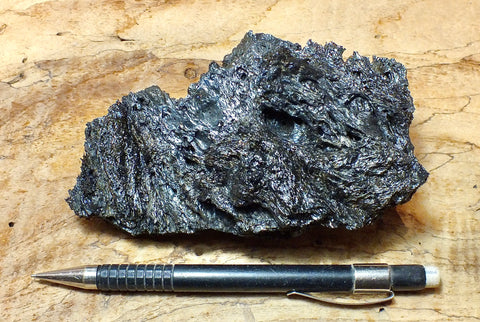 tachylite - fragile basaltic glass from the 2018 Kilauea eruption that destroyed Kapoho, Hawaii - hand specimen