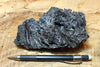 tachylite - fragile basaltic glass from the 2018 Kilauea eruption that destroyed Kapoho, Hawaii - hand specimen