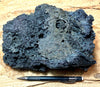 tachylite - tachylite from the 2018 Kilauea flow that destroyed Kapoho, Hawaii - display specimen
