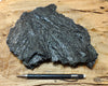 tachylite - tachylite crust from the surface of the 2018 Kilauea flow that destroyed Kapoho, Hawaii - large hand/display specimen