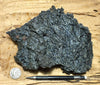 tachylite - ropy basaltic glass from the 2018 Kilauea eruption that destroyed Kapoho, Hawaii - large hand/display specimen